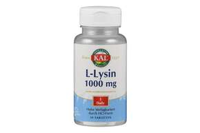 Supplementa L-Lysin 1000mg Tabletten, A-Nr.: 5395351 - 01