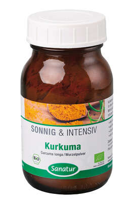 Kurkuma Wurzel Bio Pulver Sanatur, A-Nr.: 4392468 - 01