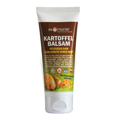 Sie sehen eine Packung Exmonte Kartoffelbalsam 70 ml Tube, Produktbild: 01 Exmonte Kartoffelbalsam 70 ml Tube, A-Nr.: 5630639 - 01