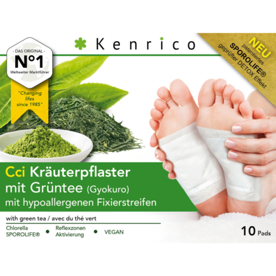 Sie sehen eine Packung Cci Kräuterpflaster mit Grüntee (Gyokuro), Produktbild: 02 Cci Kräuterpflaster mit Grüntee (Gyokuro), A-Nr.: 4108680 - 02