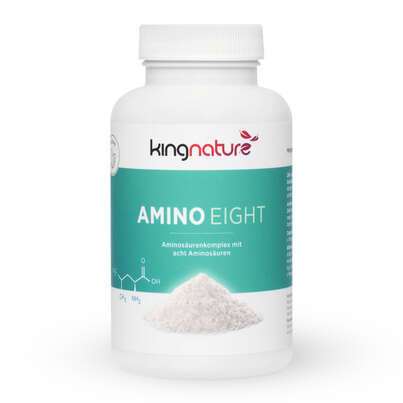 Sie sehen eine Packung Kingnature Amino Eight, Produktbild: 01 Kingnature Amino Eight, A-Nr.: 5163830 - 01