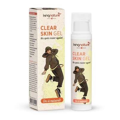 Sie sehen eine Packung Kingnature Clear Skin Gel, Produktbild: 01 Kingnature Clear Skin Gel, A-Nr.: 5452505 - 01