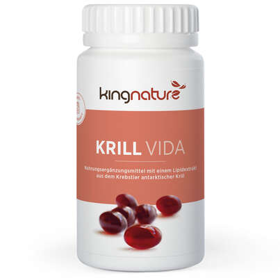 Sie sehen eine Packung Kingnature Krill Vida, Produktbild: 01 Kingnature Krill Vida, A-Nr.: 4596449 - 01