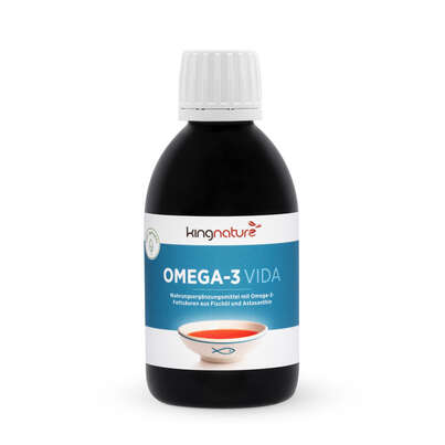 Sie sehen eine Packung Kingnature Omega 3 Vida, Produktbild: 01 Kingnature Omega 3 Vida, A-Nr.: 5067109 - 01