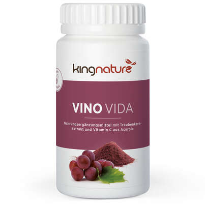 Sie sehen eine Packung Kingnature Vino Vida, Produktbild: 01 Kingnature Vino Vida, A-Nr.: 4596521 - 01