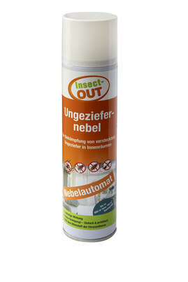 Sie sehen eine Packung Insect-OUT Ungeziefernebel 400ml, Produktbild: 03 Insect-OUT Ungeziefernebel 400ml, A-Nr.: 4607578 - 03