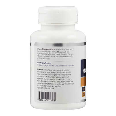 Supplementa Kalium-/ Magnesiumcitrat Kapseln, A-Nr.: 5596813 - 03