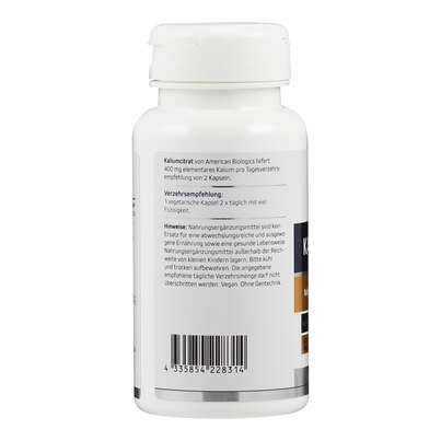 Supplementa Kaliumcitrat Kapseln, A-Nr.: 5596799 - 03