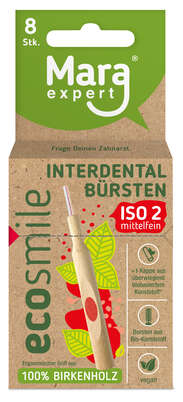 Sie sehen eine Packung ecosmile INTERDENTALBÜRSTEN ISO 2, mittelfein, Produktbild: 03 ecosmile INTERDENTALBÜRSTEN ISO 2, mittelfein, A-Nr.: 5678965 - 03
