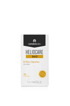Sie sehen eine Packung Heliocare 360° D Plus Kapseln, Produktbild: 03 Heliocare 360° D Plus Kapseln, A-Nr.: 5675458 - 03