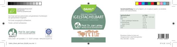 Gamu Igelstachelbart | Hericium erinaceus Pulver, A-Nr.: 5600259 - 03