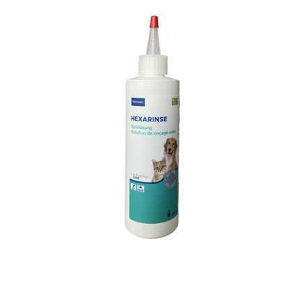 Sie sehen eine Packung Hexarinse - Spüllösung für Hunde und Katzen, Produktbild: 01 Hexarinse - Spüllösung für Hunde und Katzen, A-Nr.: 2394836 - 01