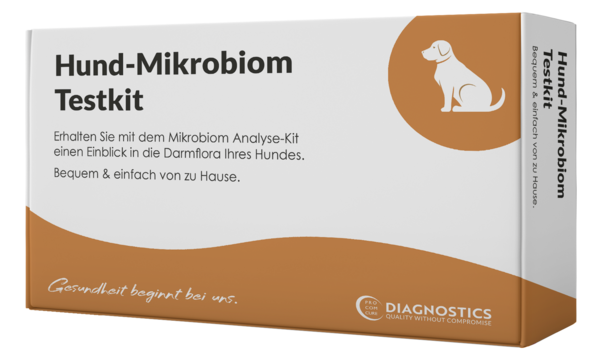 Sie sehen eine Packung HUND-MIKROBIOM TESTKIT, Produktbild: 01 HUND-MIKROBIOM TESTKIT, A-Nr.: 5838050 - 01