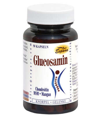 Sie sehen eine Packung Espara Glucosamin Kapseln, Produktbild: 02 Espara Glucosamin Kapseln, A-Nr.: 3073057 - 02