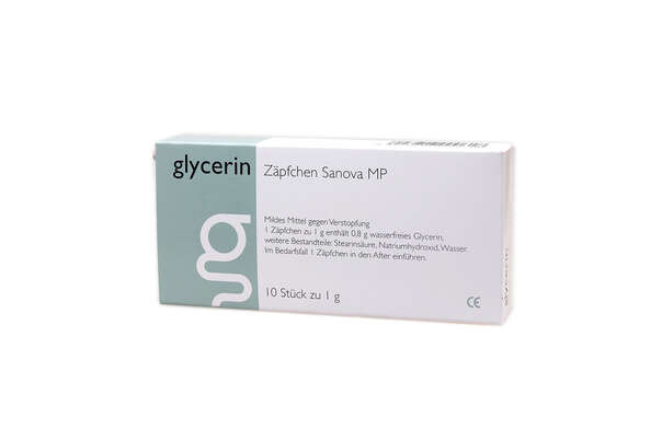 Glycerin Zäpfchen "Sanova" MP 1g, A-Nr.: 3170518 - 02