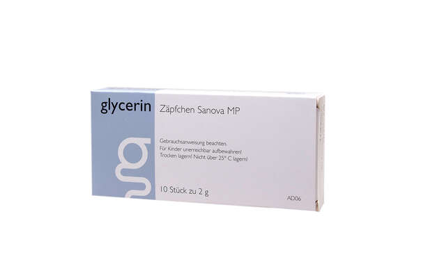 Glycerin Zäpfchen "Sanova" MP 2g, A-Nr.: 3170524 - 03