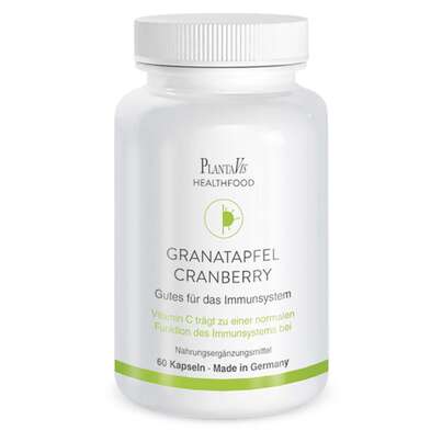 Sie sehen eine Packung Granatapfel-Cranberry Kapseln, Produktbild: 03 Granatapfel-Cranberry Kapseln, A-Nr.: 4488719 - 03