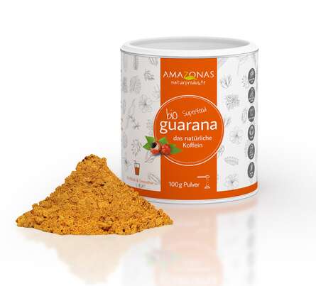 Bio Guarana Pulver, "Wachmacher" und Energielieferant durch natürliches Koffein, 100g, A-Nr.: 5229167 - 01