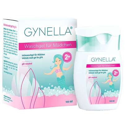 Sie sehen eine Packung Gynella Waschgel für Mädchen, Produktbild: 01 Gynella Waschgel für Mädchen, A-Nr.: 4920074 - 01