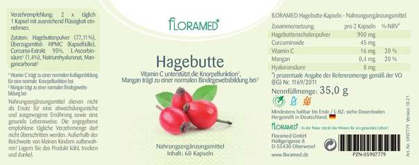 Floramed Hagebutte, A-Nr.: 4390185 - 01