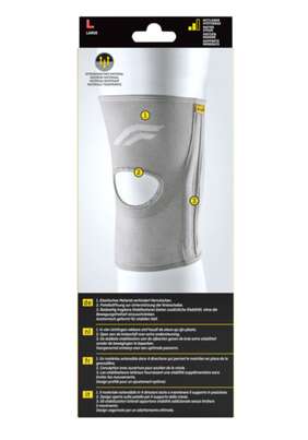 Sie sehen eine Packung FUTURO™ Knie-Bandage mit seitlicher Unterstützung, L (43.2 - 49.5 cm), Produktbild: 03 FUTURO™ Knie-Bandage mit seitlicher Unterstützung, L (43.2 - 49.5 cm), A-Nr.: 3041815 - 03