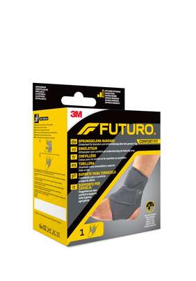 Sie sehen eine Packung FUTURO™ Comfort Fit Sprunggelenk-Bandage 04037, Anpassbar (17.8 cm – 29.2 cm), Produktbild: 03 FUTURO™ Comfort Fit Sprunggelenk-Bandage 04037, Anpassbar (17.8 cm – 29.2 cm), A-Nr.: 5684084 - 03