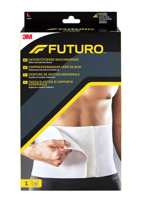 Sie sehen eine Packung FUTURO™ Unterstützende Bauchbandage , L, Produktbild: 01 FUTURO™ Unterstützende Bauchbandage , L, A-Nr.: 5680749 - 01