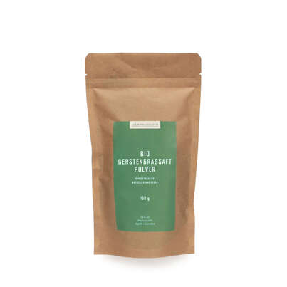 Sie sehen eine Packung Kasimir + Lieselotte Bio Gerstengrassaft Pulver, Produktbild: 01 Kasimir + Lieselotte Bio Gerstengrassaft Pulver, A-Nr.: 5616639 - 01