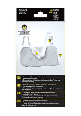 Sie sehen eine Packung FUTURO™ Armschlinge, Verstellbar, Produktbild: 03 FUTURO™ Armschlinge, Verstellbar, A-Nr.: 5615143 - 03