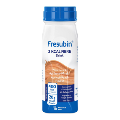 Fresubin® 2 kcal Drink Aprikose Pfirsich, A-Nr.: 4516344 - 01