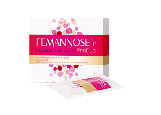 Sie sehen eine Packung FEMANNOSE®P ProDuo, Produktbild: 04 FEMANNOSE®P ProDuo, A-Nr.: 5583360 - 04