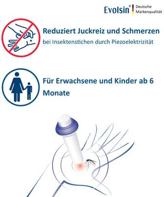 Sie sehen eine Packung Evolsin Anti-Stich Stift 1 Stück, Produktbild: 02 Evolsin Anti-Stich Stift 1 Stück, A-Nr.: 5710172 - 02