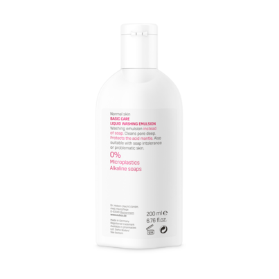 Sie sehen eine Packung Eubos flüssig rot 200ml, Produktbild: 02 Eubos flüssig rot 200ml, A-Nr.: 0982144 - 02