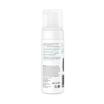 Sie sehen eine Packung Eubos Sensitiv Vital Schaum 150ml, Produktbild: 01 Eubos Sensitiv Vital Schaum 150ml, A-Nr.: 2628211 - 01