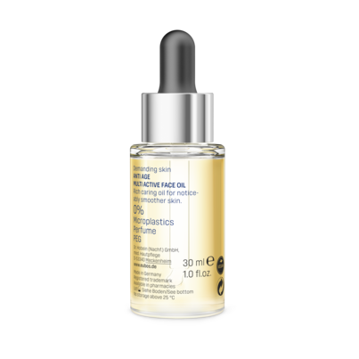 Sie sehen eine Packung Eubos Anti Age Multi Active Face Oil, Produktbild: 02 Eubos Anti Age Multi Active Face Oil, A-Nr.: 4939240 - 02