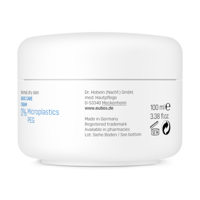 Sie sehen eine Packung Eubos Creme Intensivpflege Tiegel 100ml, Produktbild: 02 Eubos Creme Intensivpflege Tiegel 100ml, A-Nr.: 1649530 - 02