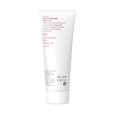 Sie sehen eine Packung Eubos Diabetes Fuss und Bein Balsam, Produktbild: 02 Eubos Diabetes Fuss und Bein Balsam, A-Nr.: 4100589 - 02