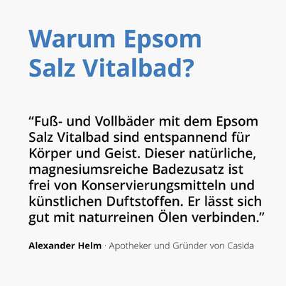 Sie sehen eine Packung Epsom Salz Vitalbad, Produktbild: 02 Epsom Salz Vitalbad, A-Nr.: 4325437 - 02