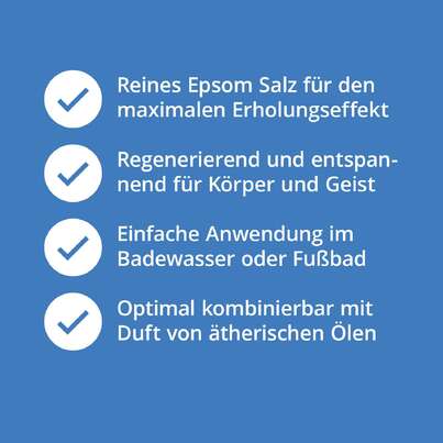 Sie sehen eine Packung Epsom Salz Vitalbad, Produktbild: 03 Epsom Salz Vitalbad, A-Nr.: 4325437 - 03