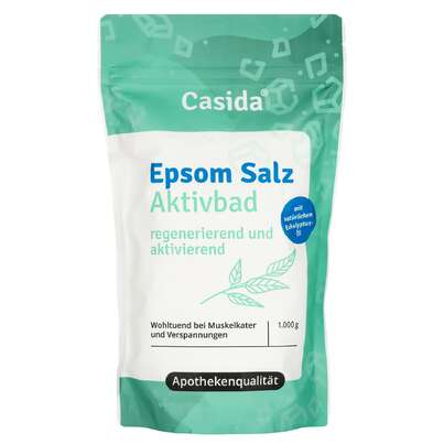 Sie sehen eine Packung Epsom Salz Aktivbad, Produktbild: 01 Epsom Salz Aktivbad, A-Nr.: 5594501 - 01