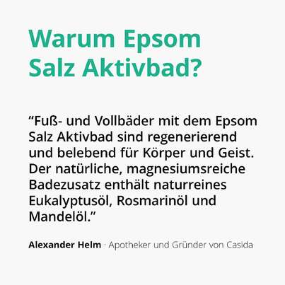 Sie sehen eine Packung Epsom Salz Aktivbad, Produktbild: 03 Epsom Salz Aktivbad, A-Nr.: 5594501 - 03
