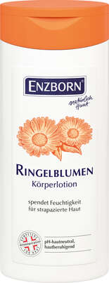 Sie sehen eine Packung Enzborn Ringelblumen Körperlotion, Produktbild: 01 Enzborn Ringelblumen Körperlotion, A-Nr.: 2038805 - 01