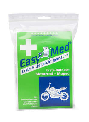 Sie sehen eine Packung EasyMed Erste Hilfe Set Motorrad, Produktbild: 03 EasyMed Erste Hilfe Set Motorrad, A-Nr.: 2285679 - 03