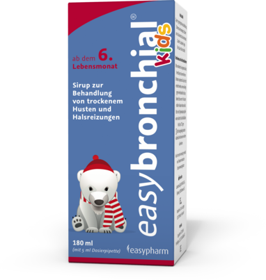 Sie sehen eine Packung Easybronchial kids, Produktbild: 02 Easybronchial kids, A-Nr.: 4851568 - 02