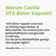 Casida DTX Bitter Kapseln, A-Nr.: 5429825 - 03