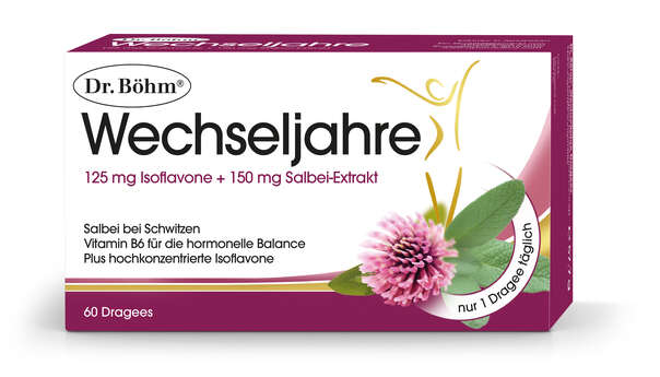 Sie sehen eine Packung Dr. Böhm Wechseljahre, Produktbild: 01 Dr. Böhm Wechseljahre, A-Nr.: 4554681 - 01