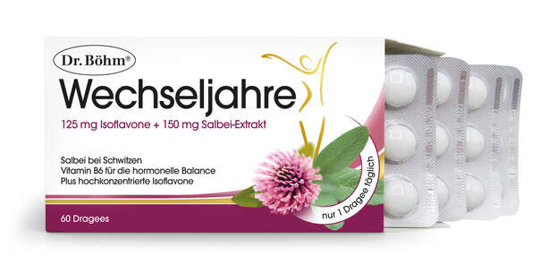 Sie sehen eine Packung Dr. Böhm Wechseljahre, Produktbild: 02 Dr. Böhm Wechseljahre, A-Nr.: 4554681 - 02