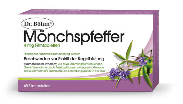 Sie sehen eine Packung Dr. Böhm Mönchspfeffer, Produktbild: 01 Dr. Böhm Mönchspfeffer, A-Nr.: 3524376 - 01