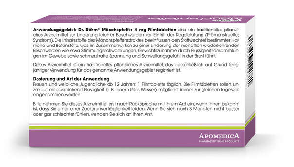 Sie sehen eine Packung Dr. Böhm Mönchspfeffer, Produktbild: 03 Dr. Böhm Mönchspfeffer, A-Nr.: 3524376 - 03