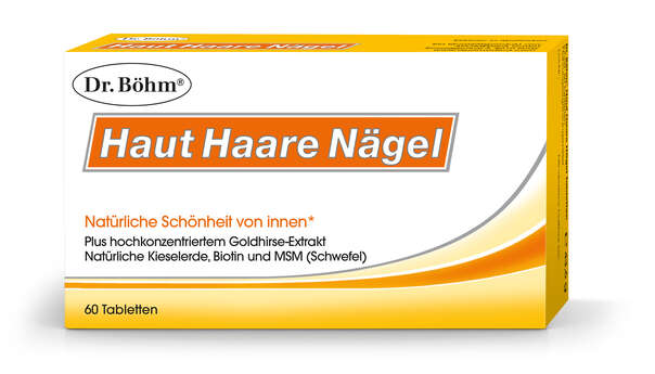 Sie sehen eine Packung Dr. Böhm Haut Haare Nägel, Produktbild: 01 Dr. Böhm Haut Haare Nägel, A-Nr.: 2696394 - 01